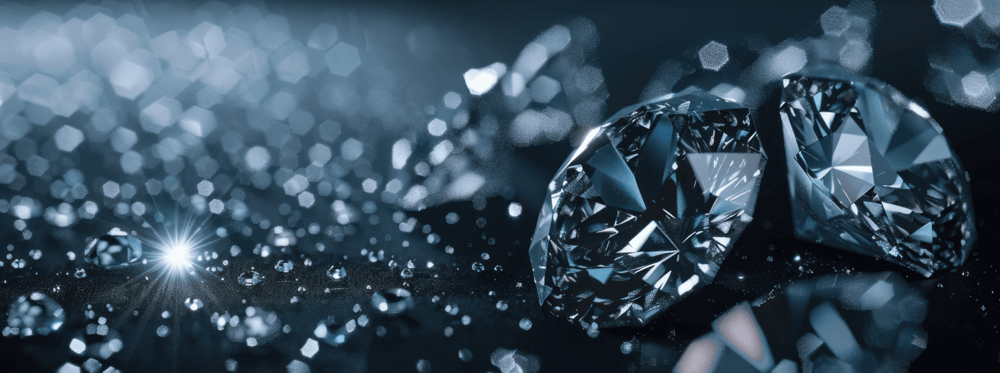 Sparkling diamonds background